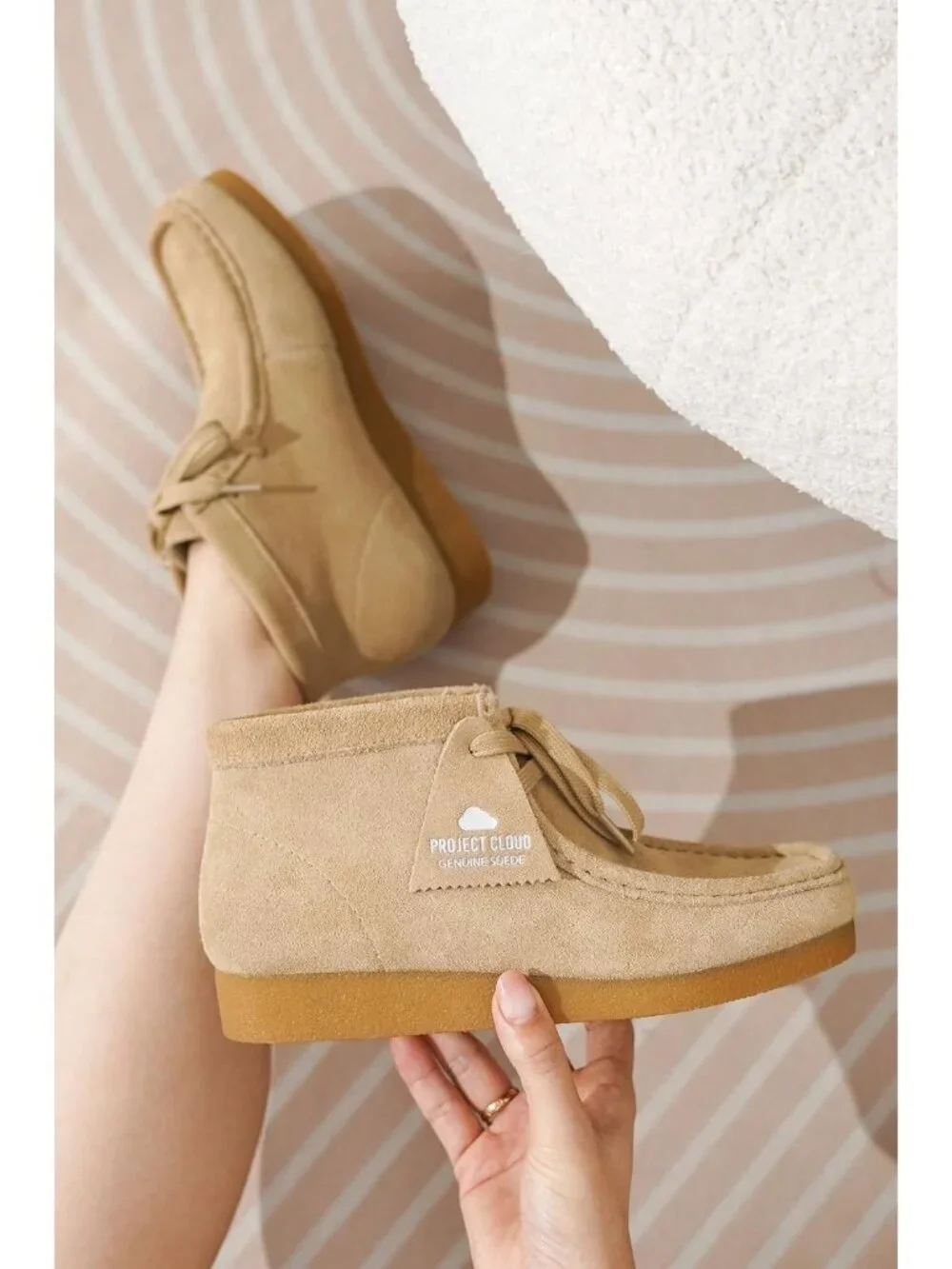 Women's Wheat Genuine Leather Comfortable Non-Slip Memory Foam Ankle & Booties